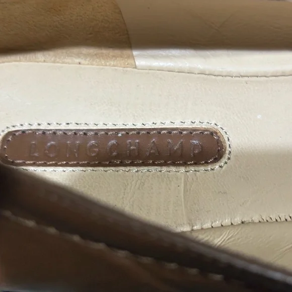 Longchamps leather ballerina flats - Picture 9 of 10